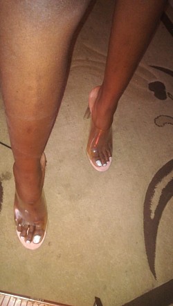 Glass heels